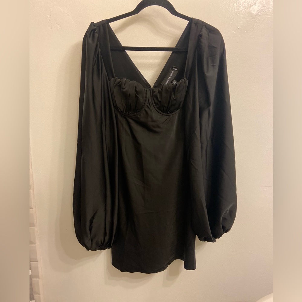 Jagger & Stone The Liv Mini Dress Black Size 6
